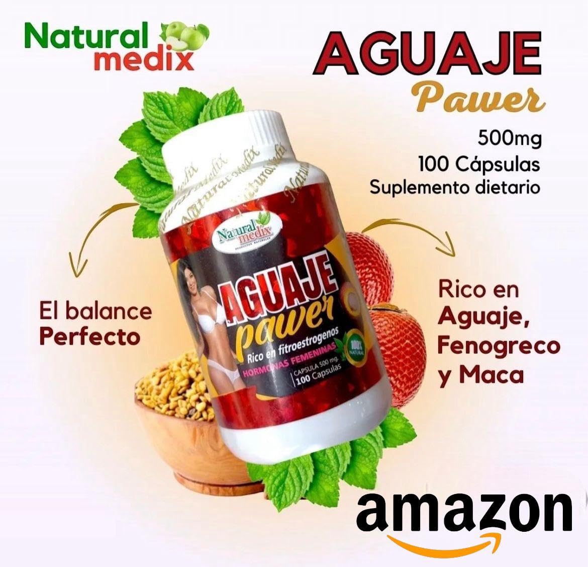Aguaje Power - Natural Medix (100 Cápsulas) | Suplemento Natural