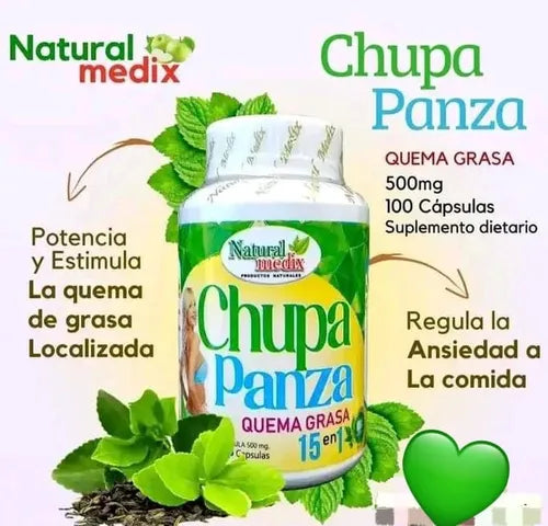 Chupa Panza - Natural Medix (100 Cápsulas) | Suplemento Natural
